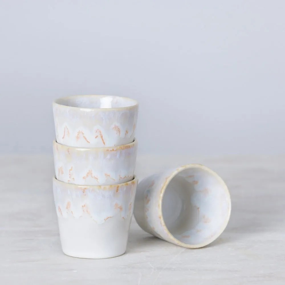 Tazza in gres beige e bianco 210 ml Grespresso - Costa Nova