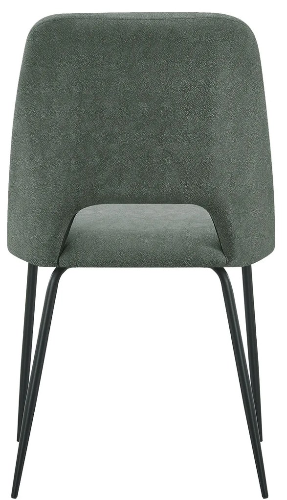 SEDIA GIULIA MOZART VERDE/GAMBE NERE