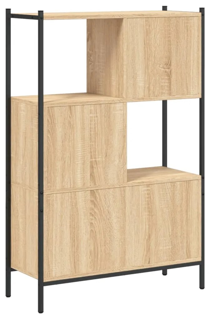 Libreria Rovere Sonoma 72x28x109 cm in Legno Multistrato