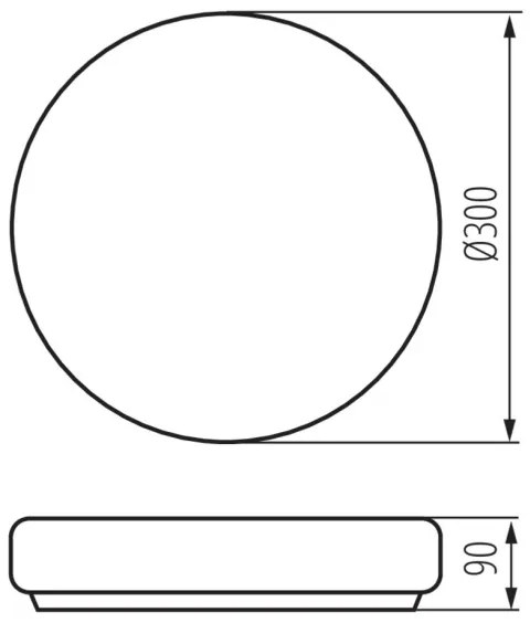 Kanlux 8812 - Plafoniera bagno PERAZ 1xE27/60W/230V d. 30 cm IP44
