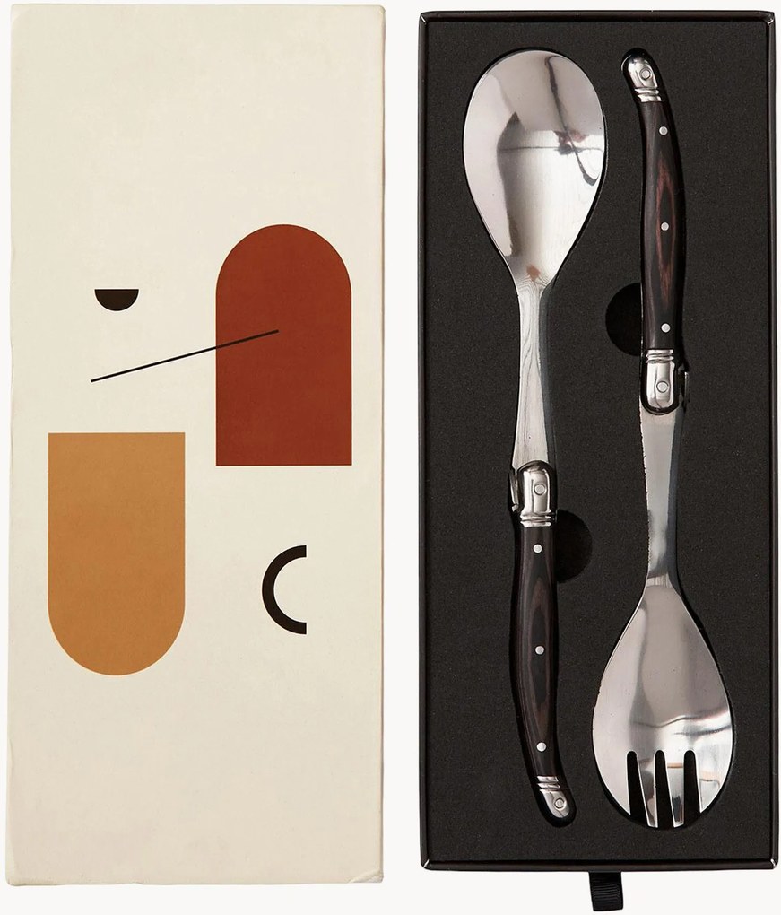 Set di 2 posate da portata Gigaro