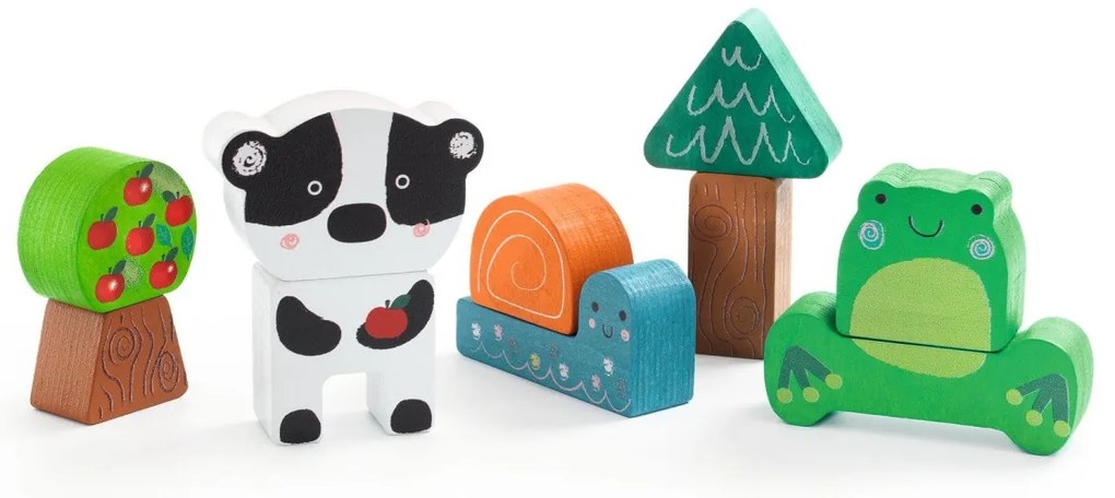 Puzzle & gioco di costruzione - Animali felici