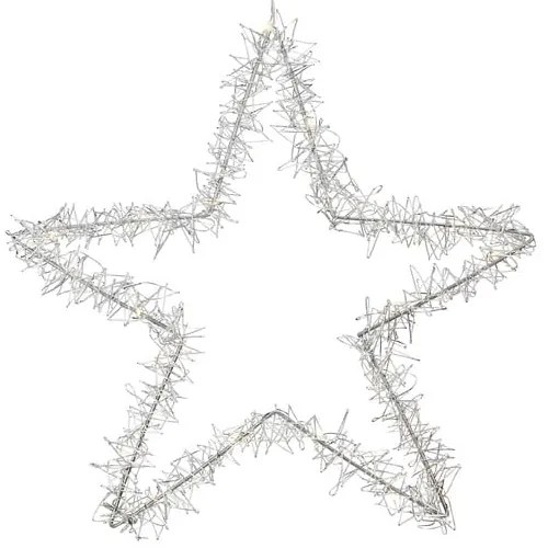 Decorazione luminosa per esterni con motivo natalizio in argento ø 46 cm Tangle - Markslöjd