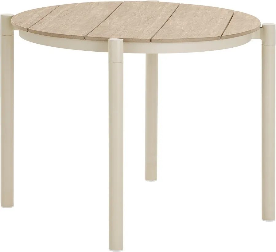 Tavolo da pranzo da giardino rotondo in metallo ø 90 cm Abela – House Nordic