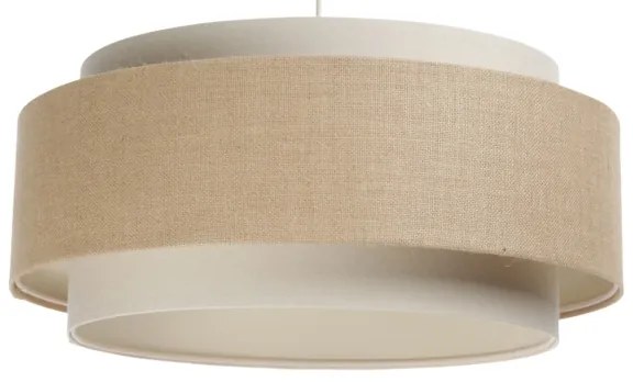 Lampadario a sospensione con filo DOBLO 1xE27/60W/230V beige/color crema