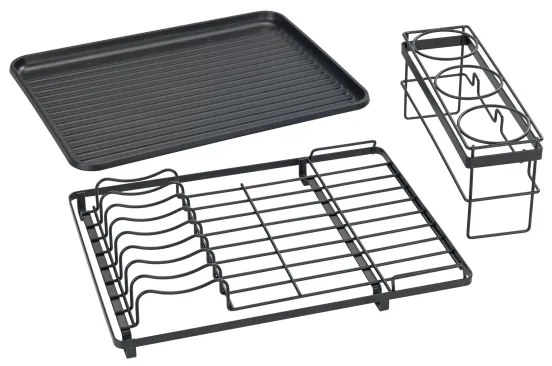 WENKO 54798100 - Scolapiatti AMY 42,5x31,5 cm nero