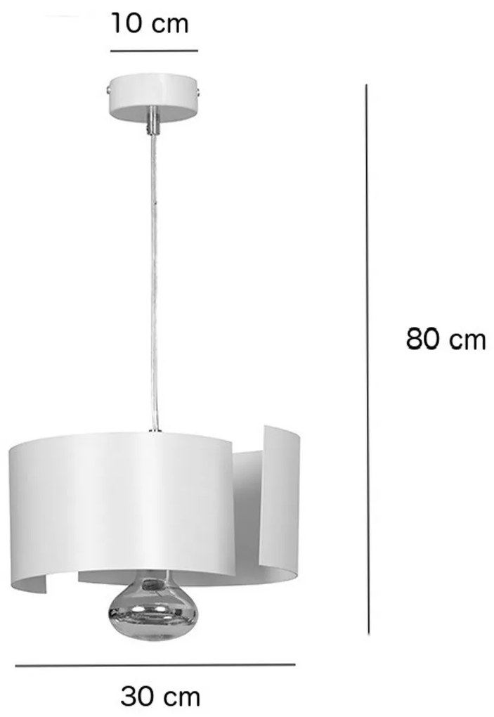Lampada a Sospensione VIXON 1 White o Black
