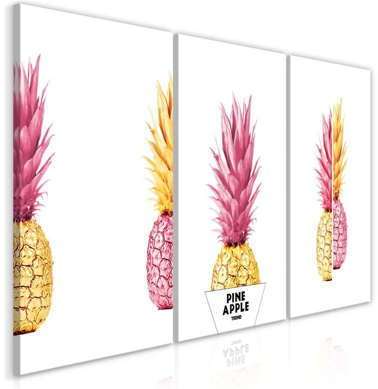 Quadro  Pineapples (Collection)  Colore Bianco, Dimensioni e Misure 60x30