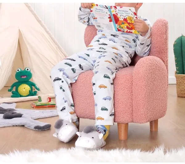 Poltroncina per bambini TOBI rosa