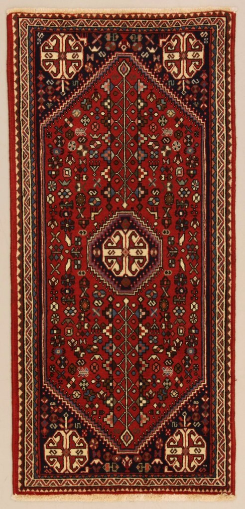 Abadeh Tappeto 70 x 150 (Iran) Annodato A Mano