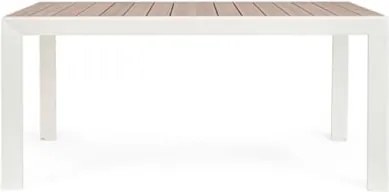Tavolo Allungabile Da Esterno In Alluminio 100x160-240 Cm Belmar Vapor YK15 Bizzotto