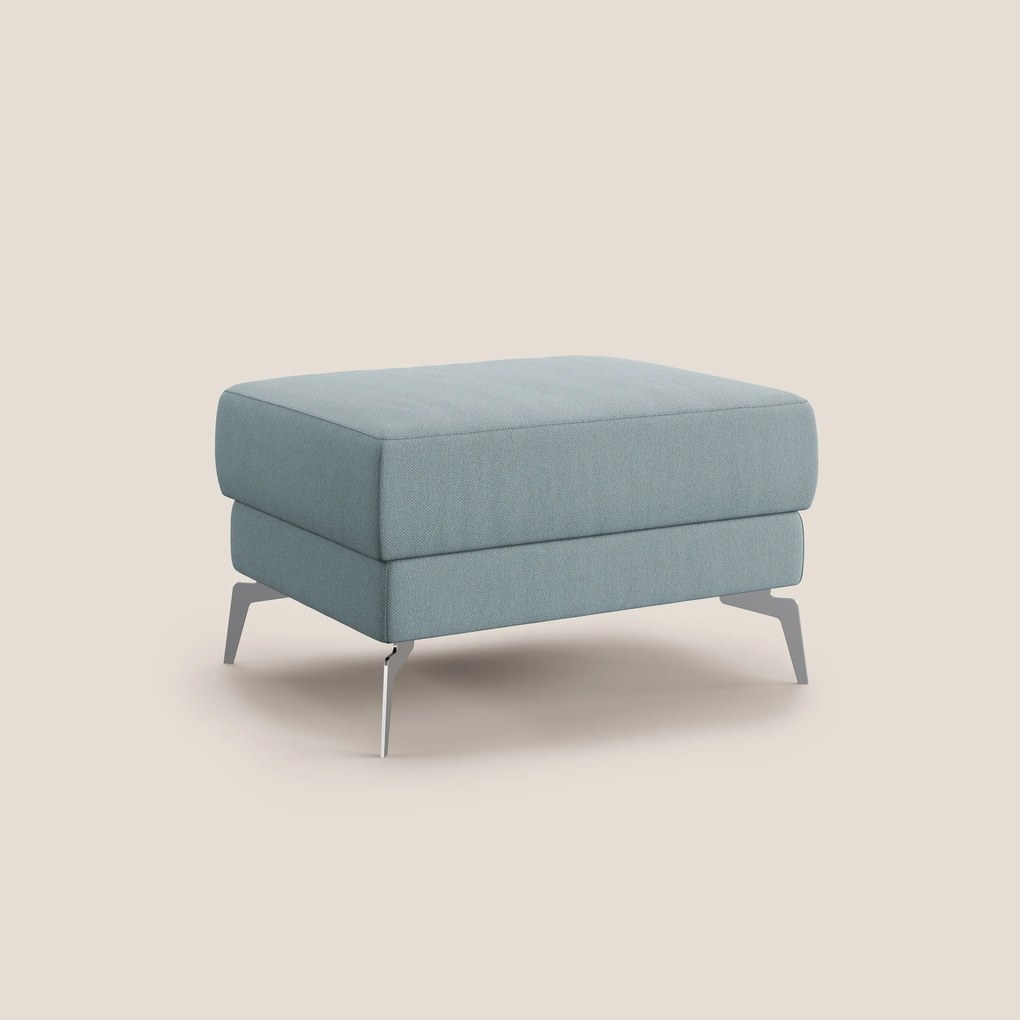 Star Pouf con piedini alti in tessuto smacchiabile T05