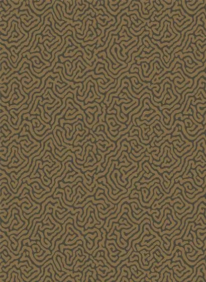 Cole & Son Carta da parati Vermicelli - black/ bronze
