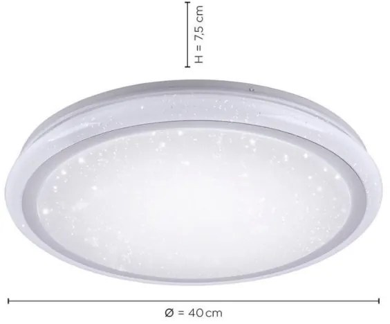 Leuchten Direkt 15220-16 - LED RGB Luce dimmerabile LUISA LED/28W/230V + TC
