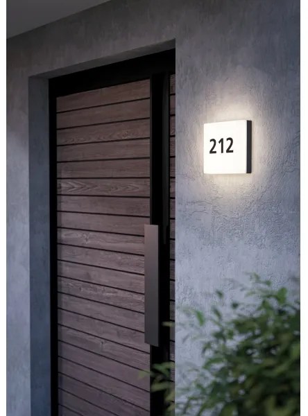 Eglo 97289 - Numero civico a LED CORNALE LED/8,2W/230V