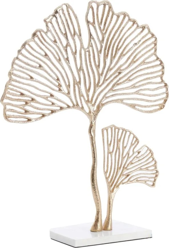 Statuetta in metallo (altezza 48 cm) Leaf - Light &amp; Living