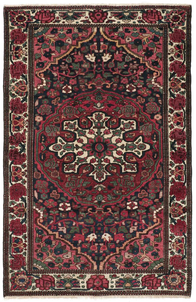 Bakhtiar Tappeto 140x210 (Iran) Annodato A Mano