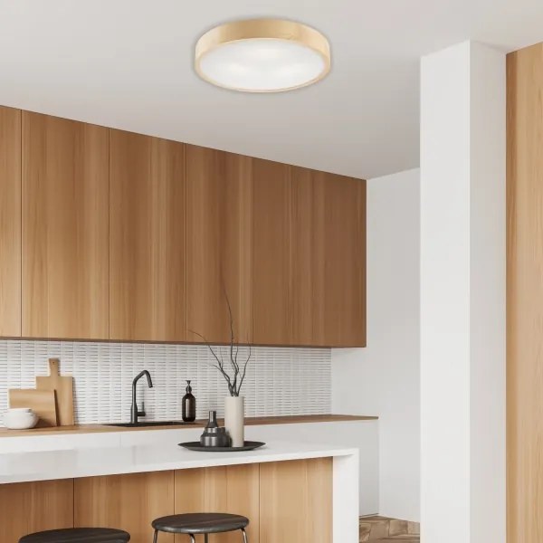 Lampada a soffitto NATURAL 3xE27/60W/230V Ø47 cm pino