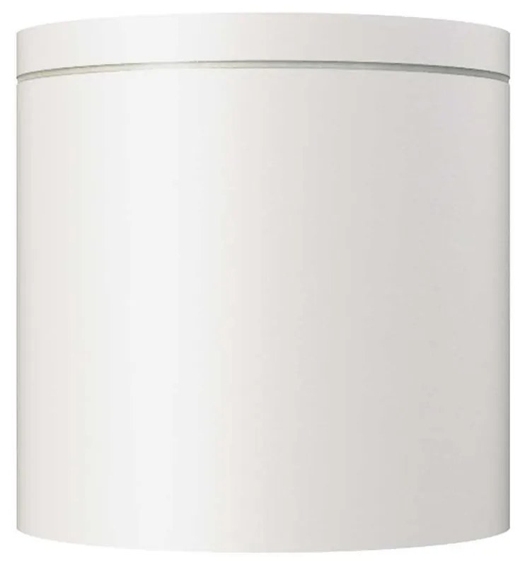 Applique da soffitto IP54 GU10 in Alluminio e Vetro - Bianca