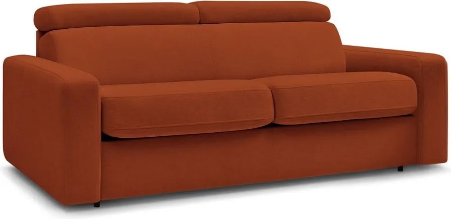 Divano color mattone allungabile 195 cm Monaco – Bobochic Paris