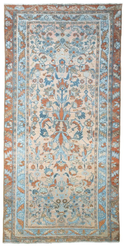 Hamedan Tappeto persiano 200 x 100 Rosso (Iran) Annodato A Mano