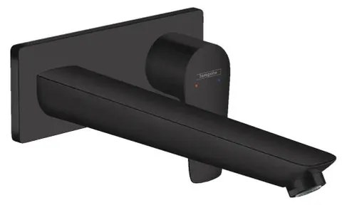 Rubinetto per lavabo Talis E nero verniciato opaco HANSGROHE H 11.2 cm