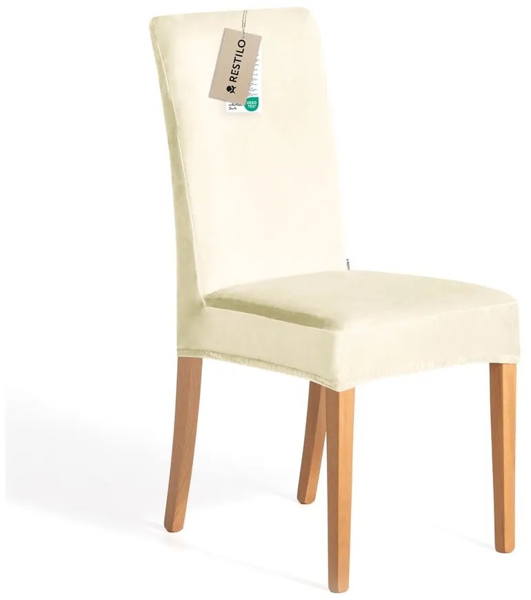 Coprisedia color crema con rivestimento elastico per sedie 48 cm Sento – Restilo