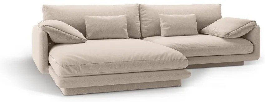 Divano angolare beige (angolo sinistro) Torino - Micadoni Home