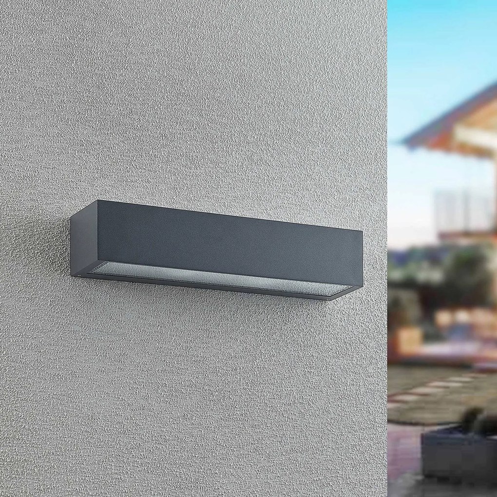Applique da esterni Lengo Arcchio, Alluminio / Grigio / Zincato, Alluminio, Moderno, Applique da esterni
