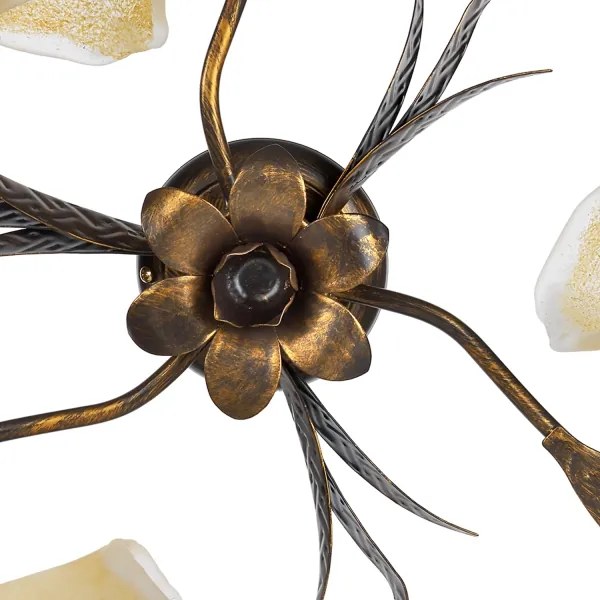 ONLI - Plafoniera ALGA 3xE14/6W/230V bronzo