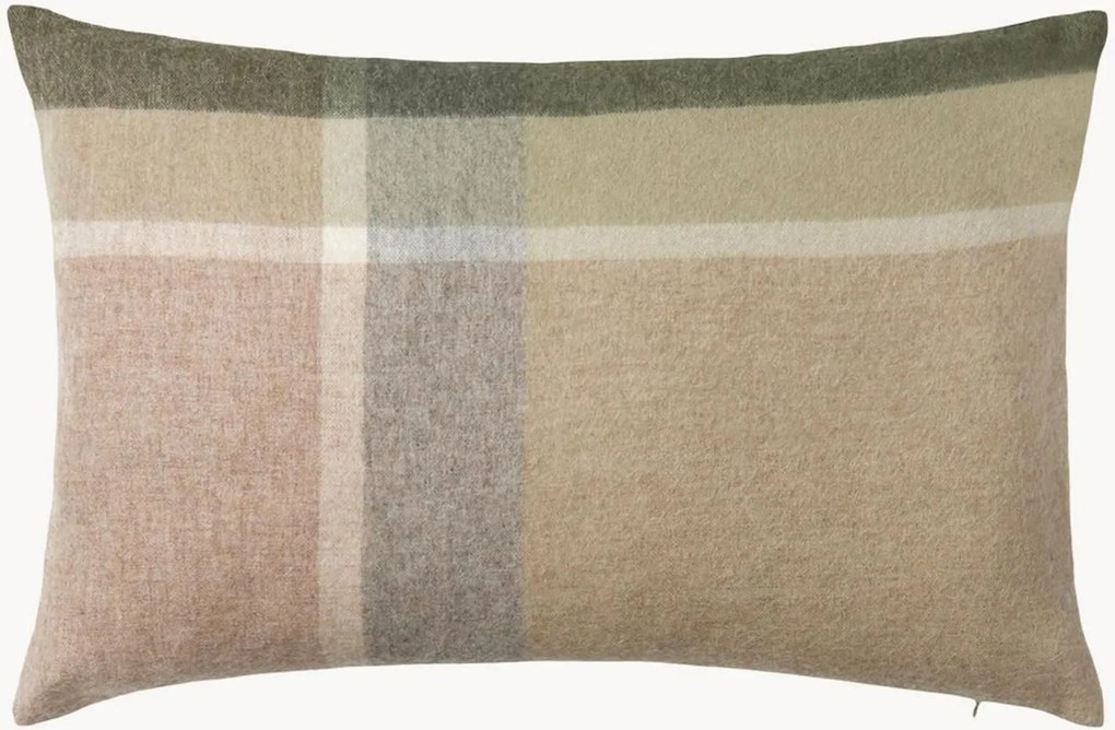 Copricuscino reversibile in lana di alpaca Manhattan