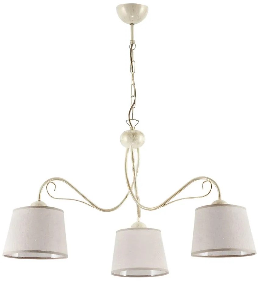 Jupiter 1353 - KM 3 E - Lampadario a catena KAMELIA 3xE27/60W/230V