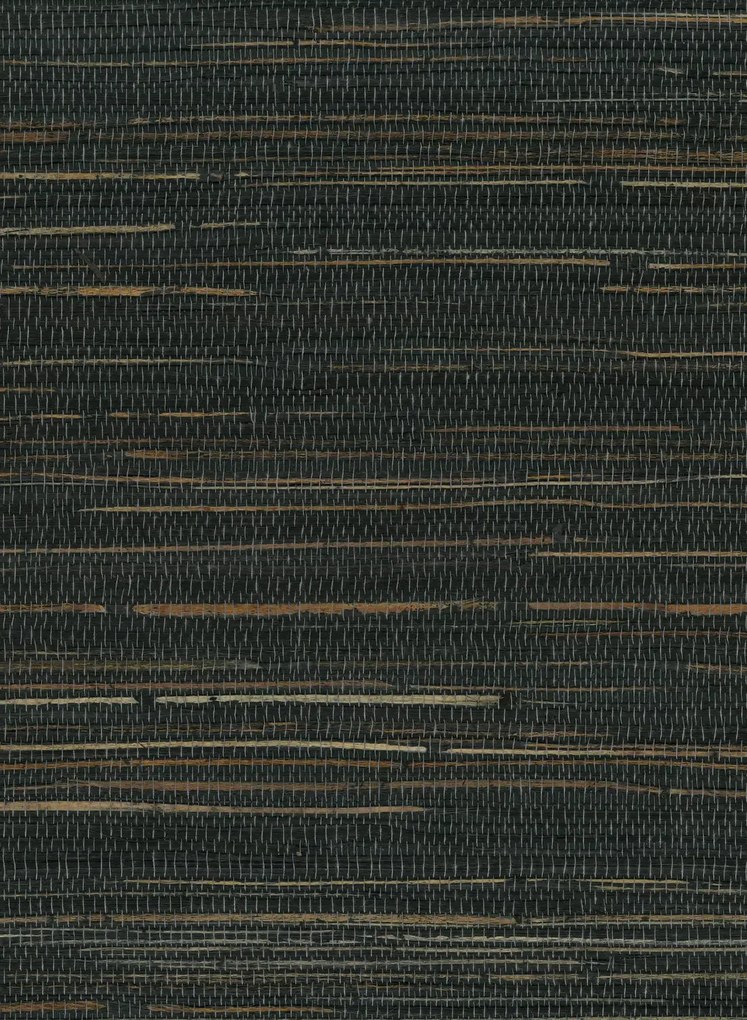 Osborne & Little Carta da parati Kanoko Grasscloth 2 - Charcoal