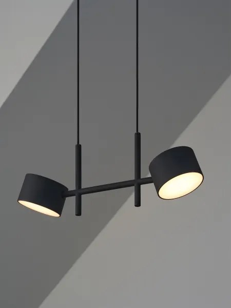Osram - Lampada a sospensione LED dimmerabile su cavo DECOR KYOTO 2xLED/10W/230V nero