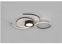 Lampada Circolare Soffitto Parete Moderna Led Dimmer Jive Nero Trio Lighting