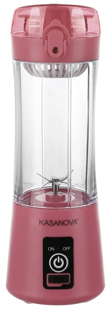 Mini frullatore portatile senza fili 350 ml bordeaux