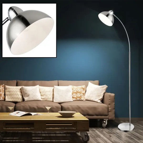 GLOBO 24703SN - Lampada da terra ANITA 1xE27/40W/230V