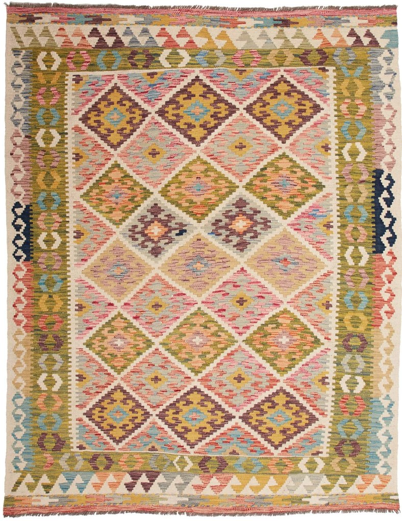 Kilim Tappeto 160x200 (Pakistan) Tessuto A Mano