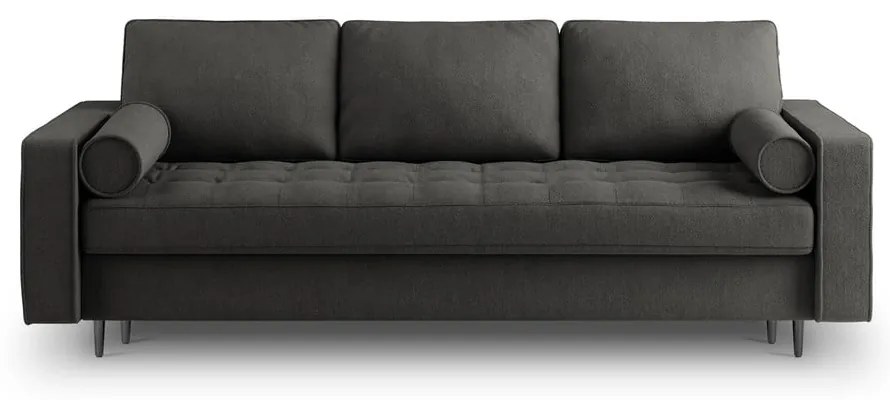 Divano letto grigio scuro Santo - Milo Casa