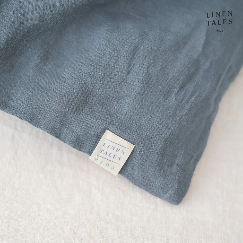 Biancheria da letto per bambini per letto singolo 140x200 cm Blue Fog - Linen Tales