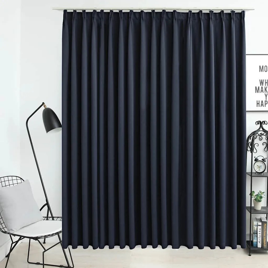 Tenda Oscurante Con Ganci Antracite 290x245 Cm /