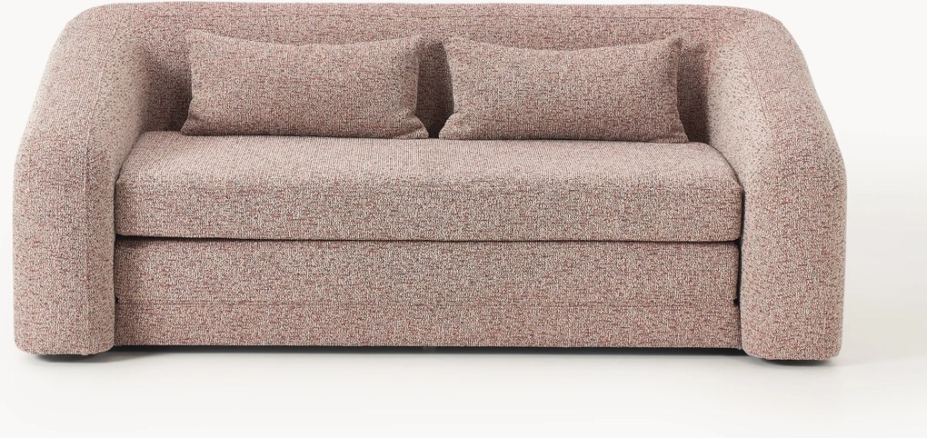 Divano letto 2 posti in bouclé Eliot