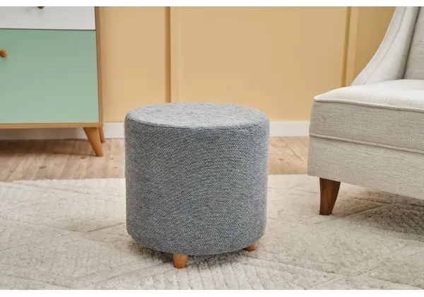 Pouf KIMA Ø 40 cm grigio