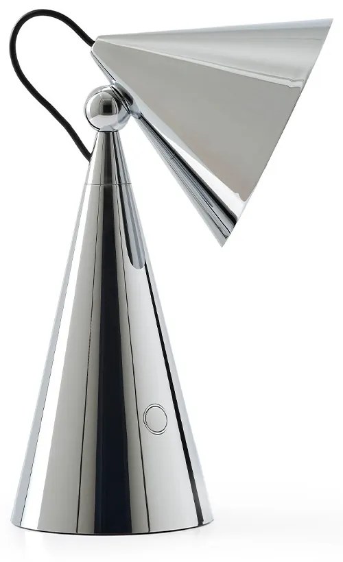 Tom Dixon - Pose Portable Lampada da Tavolo Silver Tom Dixon