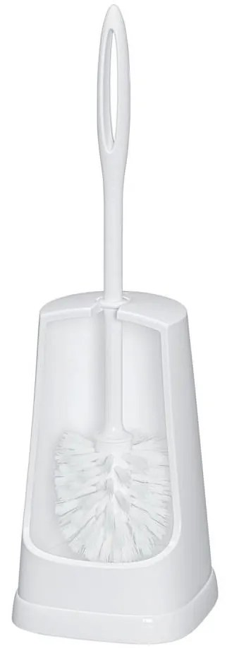 WENKO 19607100 - Spazzola per WC SIMPLE 12,5x40 cm bianca