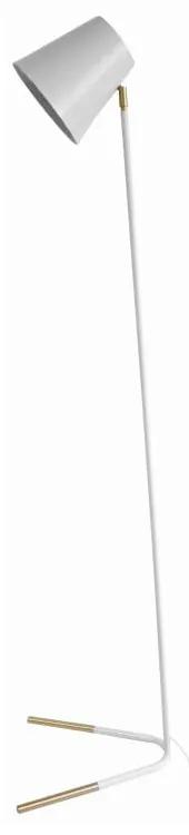 Lampada a stelo bianca con dettagli dorati Noble - Leitmotiv