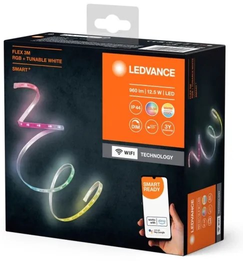 Ledvance - LED RGB+TW Dimmerabile per esterni striscia FLEX 3m LED/12,5W/230V Wi-Fi
