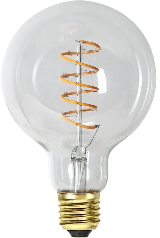 Lampadina LED calda a filamento dimmerabile E27, 4 W Spiral Filament - Star Trading
