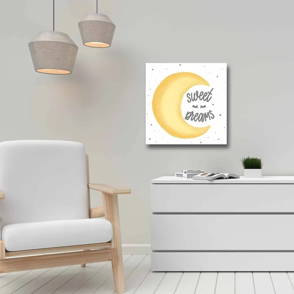 Quadro per bambini 45x45 cm Sweet Dreams - Wallity