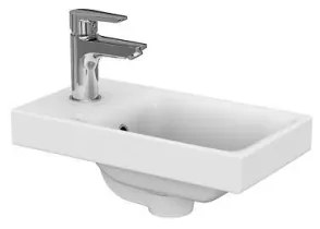 Cersanit S801-218-DSM - Mobile da bagno con lavabo MODUO SLIM 40 cm, bianco lucido